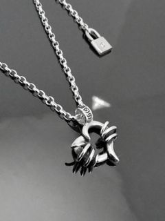 《受注生産》THORNY HEART [SMALL] #1 NECKLACE with GODSIZE® I.D. TAG / ソーニーハート S #1ネックレス ゴッドサイズ® I.D.タグ / 注文から2～4週間後入荷予定