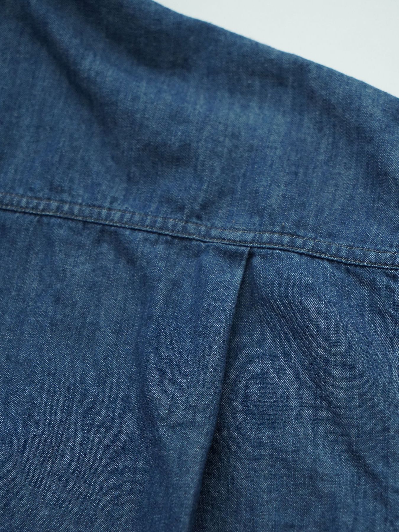【予約品 10月26日(日) 締切】90sDENIMSHIRTS used / ユーズドデニムオーバーシャツ / INDIGO×NAVY