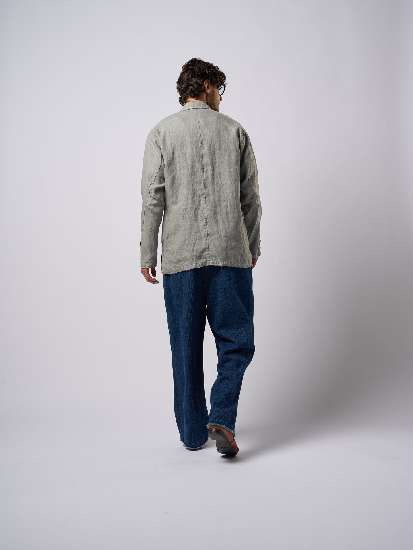 【予約品9月19日 10時締め】 shirt jacket / シャツジャケット / ダークグレー
