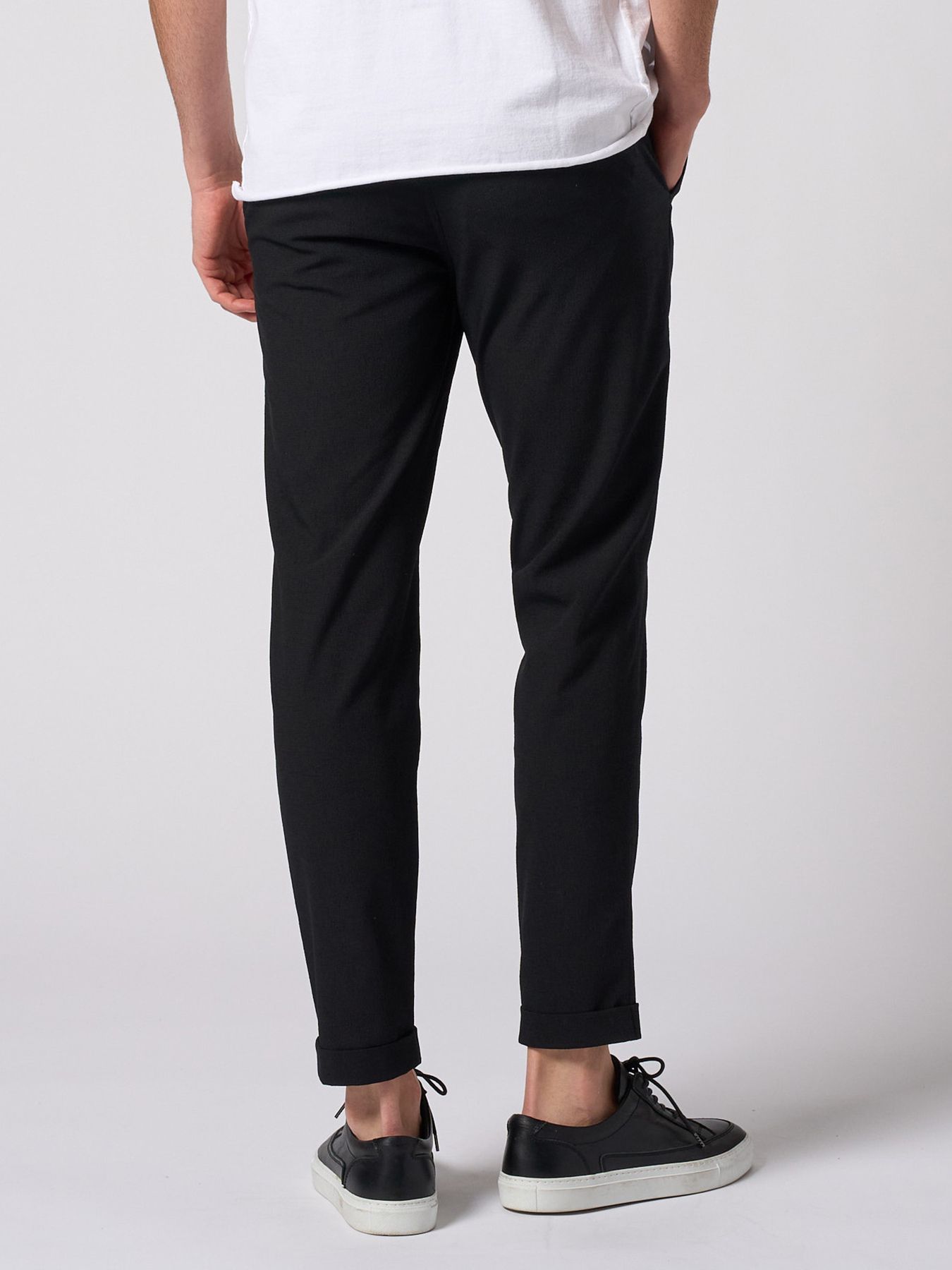 【予約品 1月25日(日) 締切】tuck slim slacks / タックスリムスラックス / ブラック
