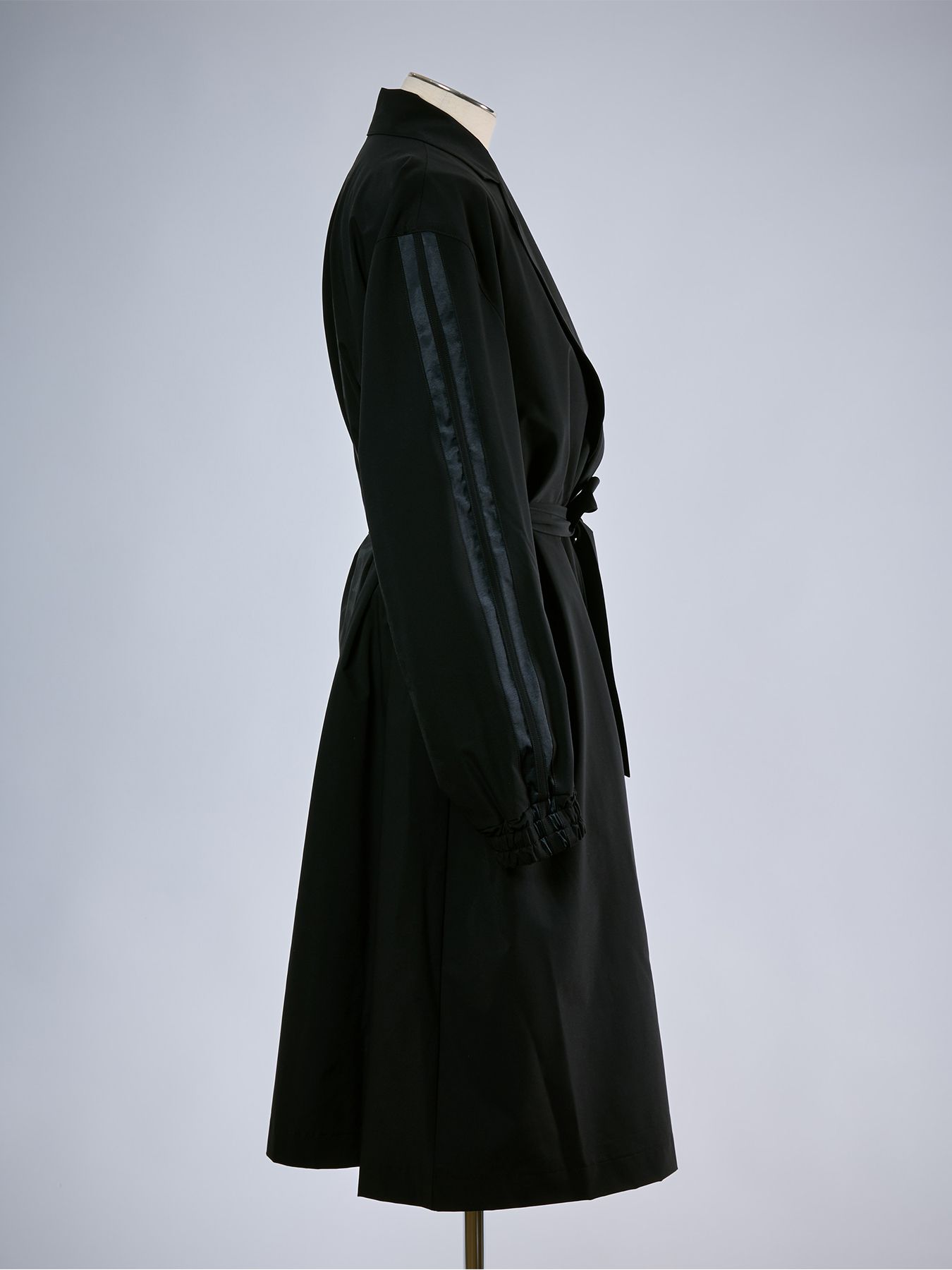 【予約品 10月26日(月) 締切】Drape Coat / ドレープコート / ブラック