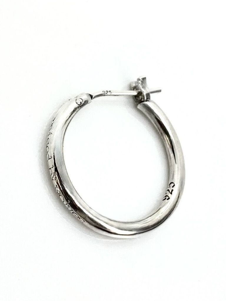 《受注生産》 THIN HOOP raised by wolves [LARGE] ピアス / 注文から2～3週間後入荷予定