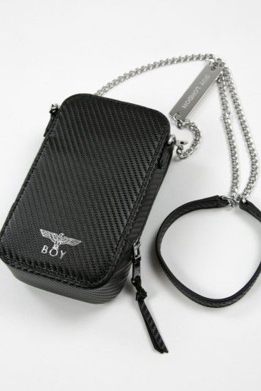 BOY MINI SHOULDER BAG / ブラック 【BOY LONDON】