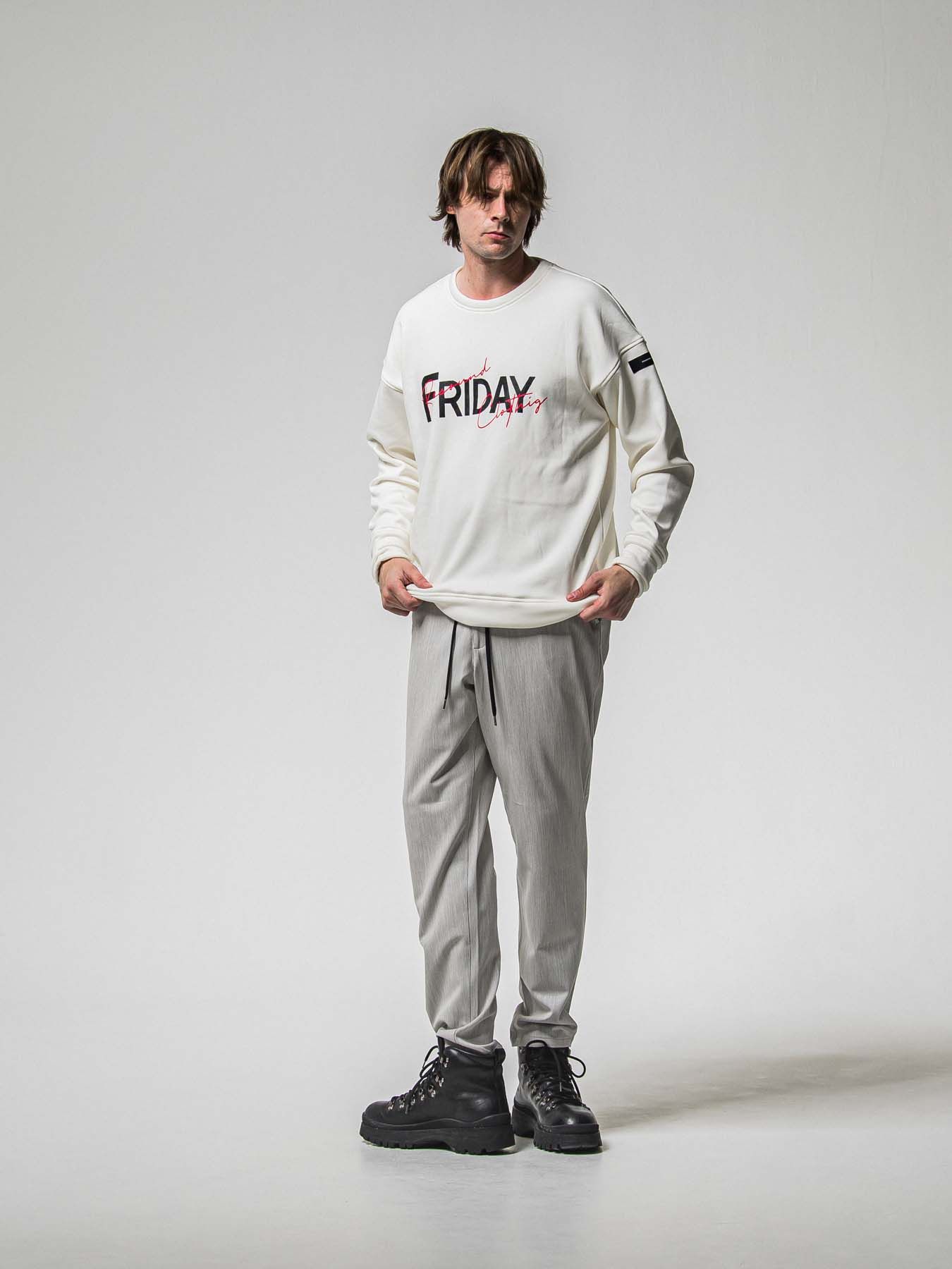 【予約品 】PAT WIDE EASY PANTS / パット ワイドイージーパンツ / グレー
