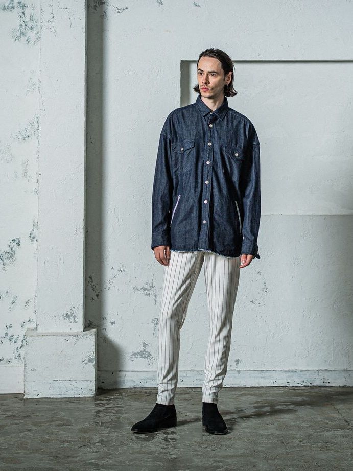 《予約》 OVER DENIM shirts / デニムシャツ / インディゴワンウォッシュ