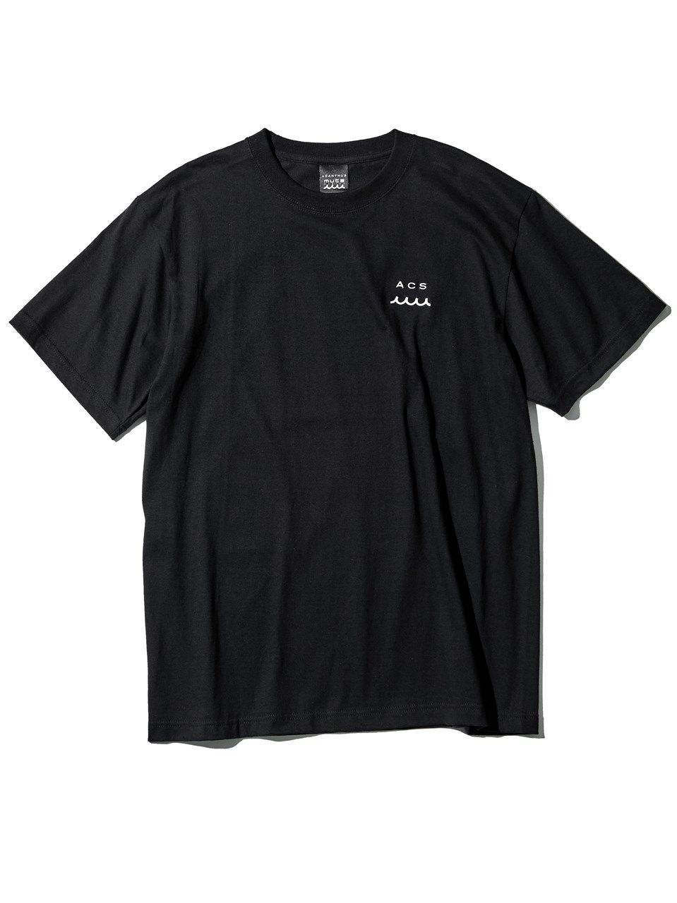 muta Outline Logo Tee / ブラック 【Acanthus×muta】