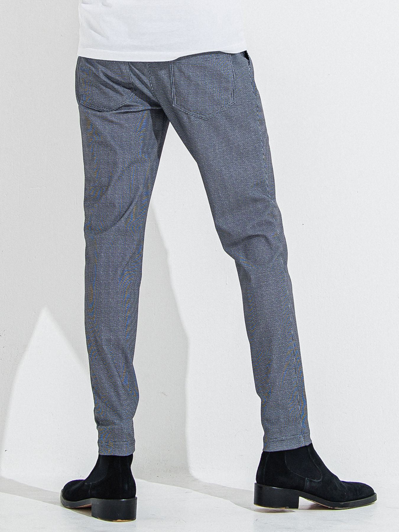 CHRIS EASY TUCK PANTS / クリスイージータックパンツ / チェックブラック CHECK BK
