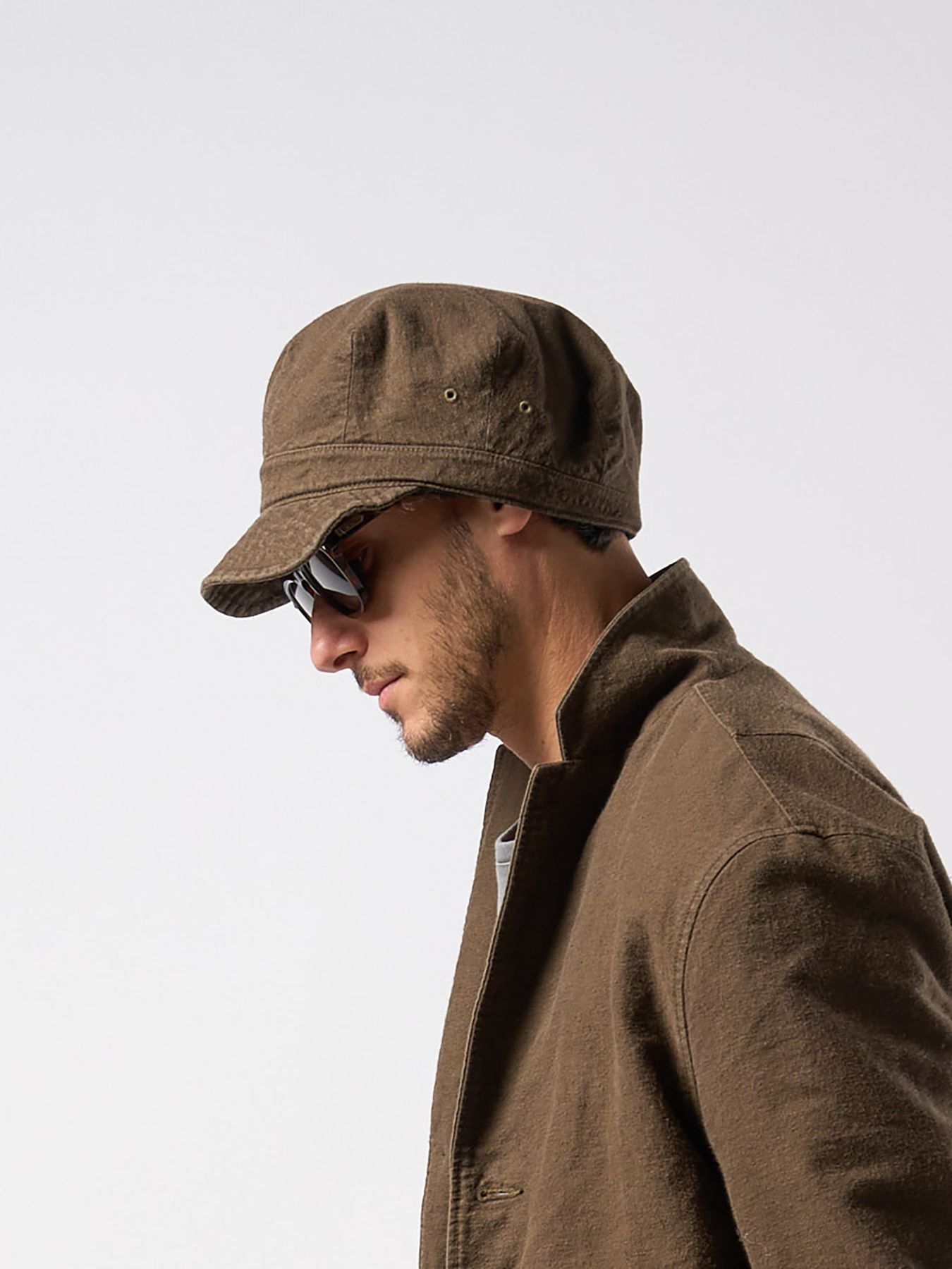 vintage work cap / ヴィンテージ ワークキャップ / ダークカーキ