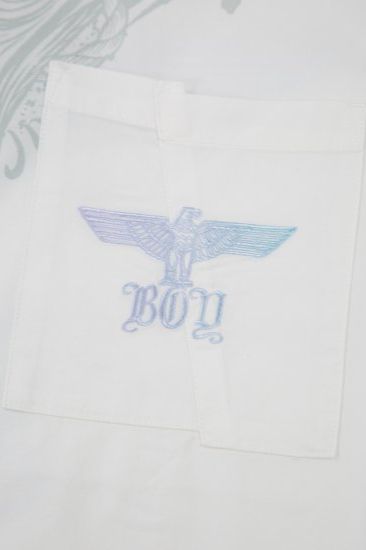 MARINE TASTE SHIRTS/ ホワイト 【BOY LONDON】