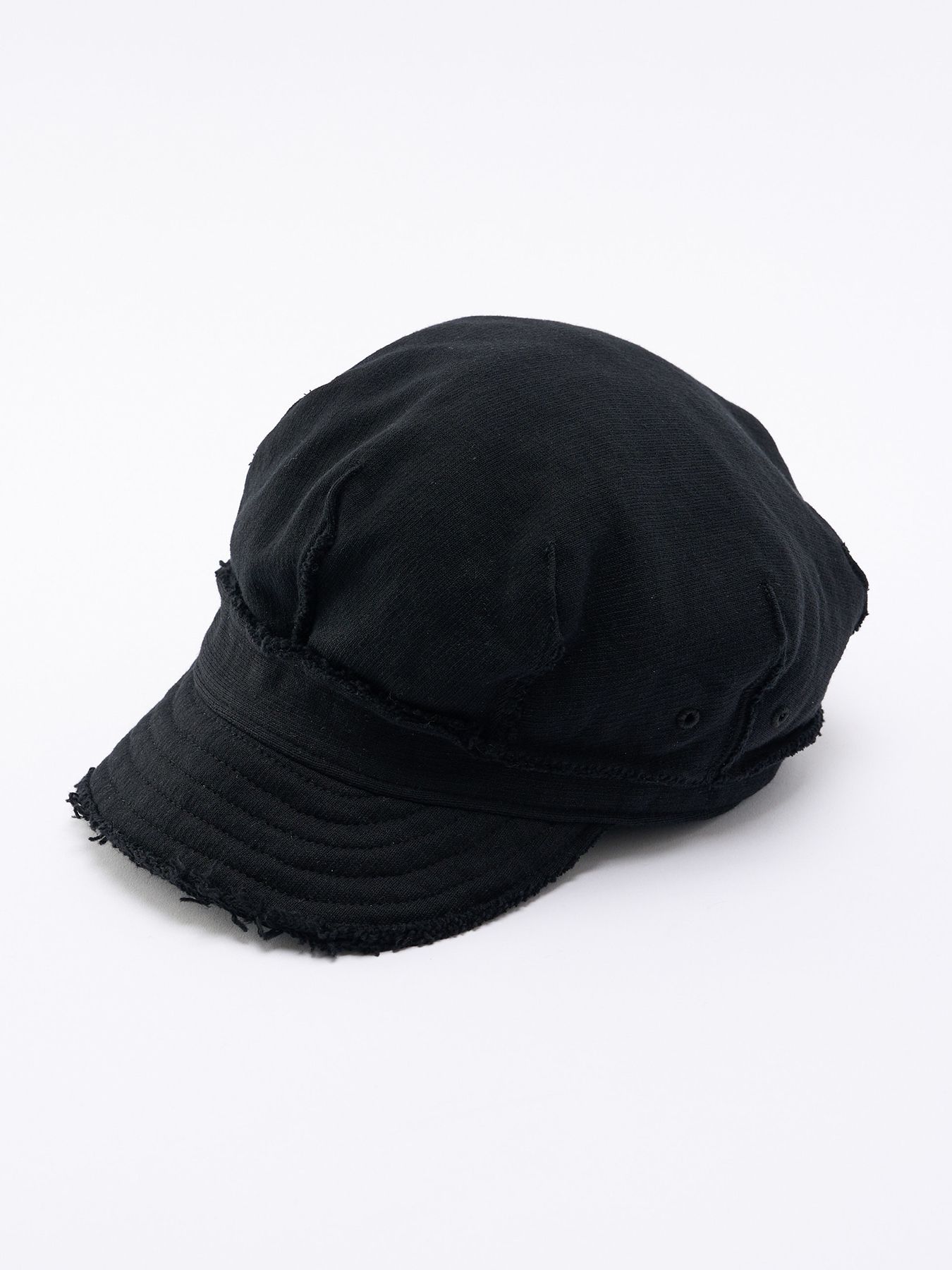 【予約品 4月19日(日) 18時締切】jersey engineer cap / ジャージ エンジニアキャップ / ディープブラック