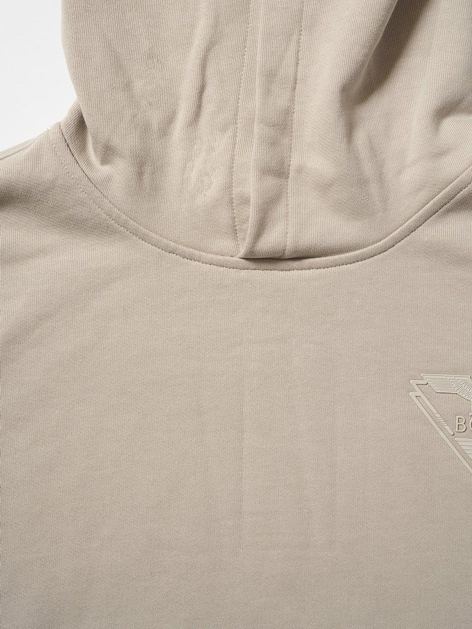 BOY LOGO Patch Hoodie Parka / パーカー / ベージュ