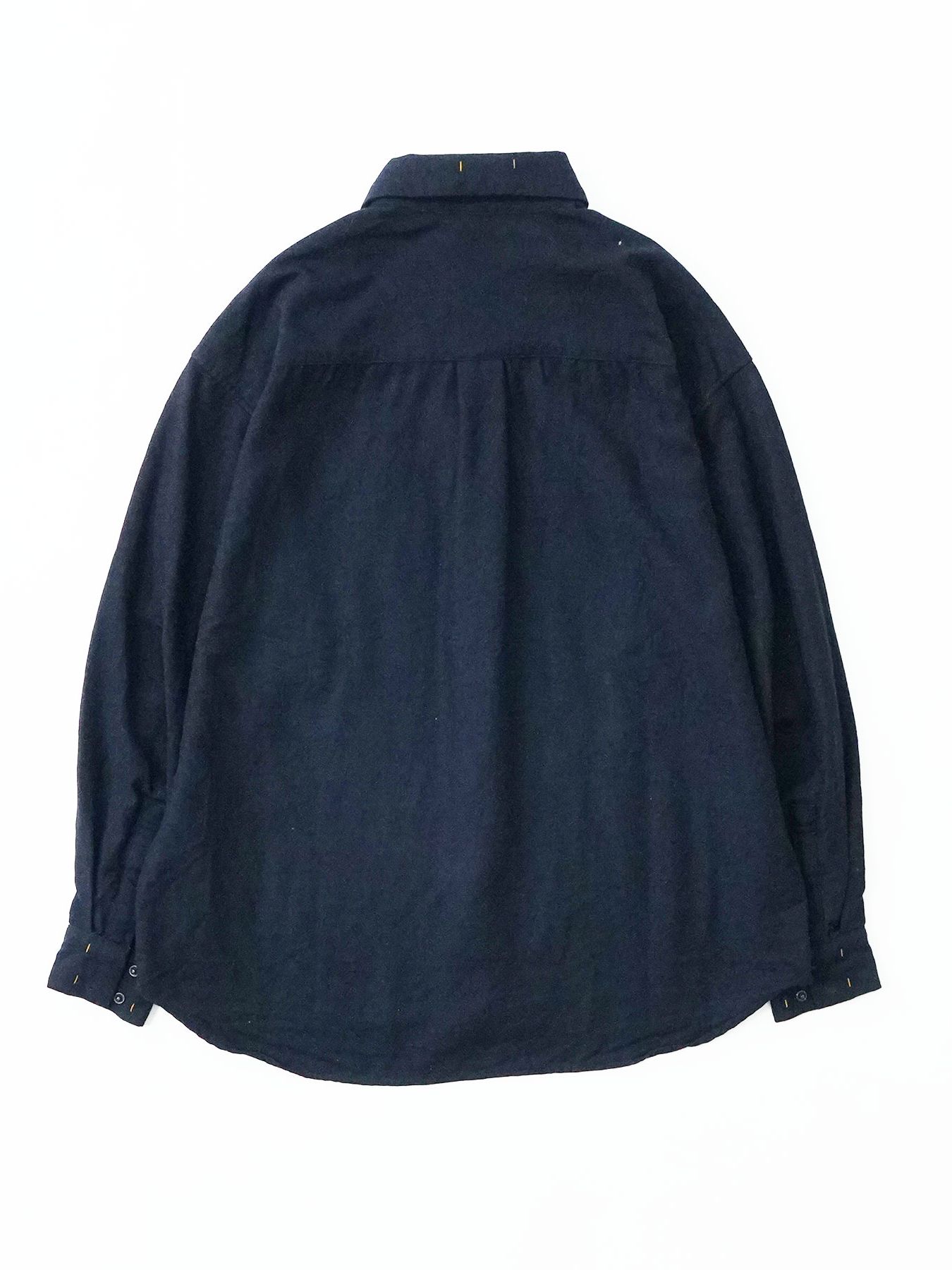 【予約品】 MINIMACRAFT / シャツ / ネイビー×イエロー