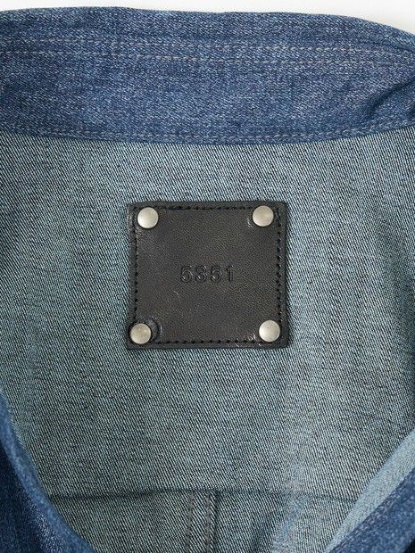 長袖 デニムシャツ インディコ5351