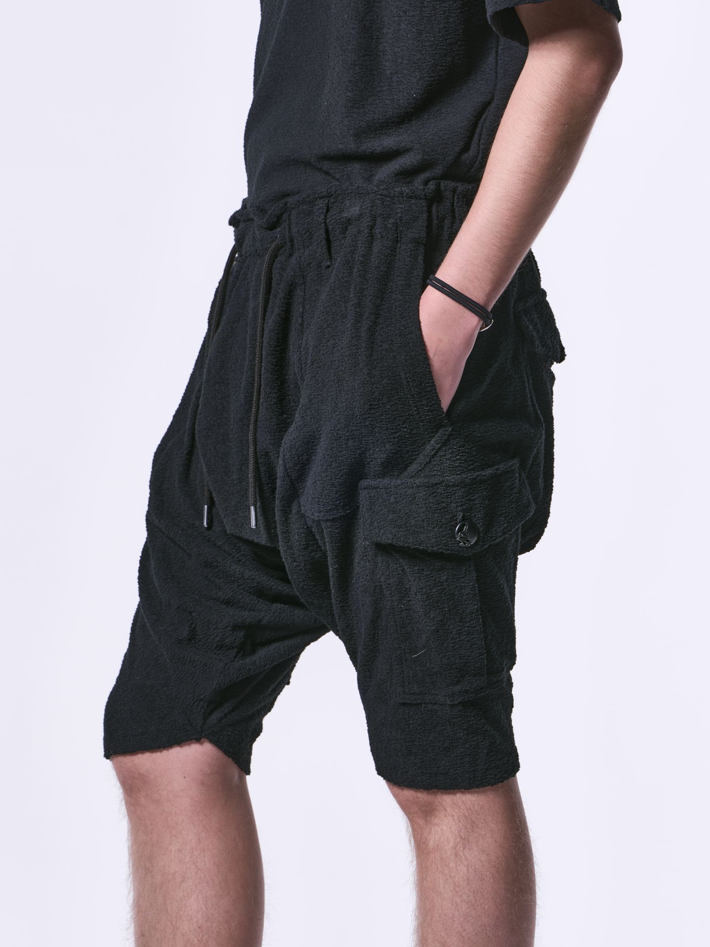 《予約品》 SaruelShorts / サルエルショートパンツ / ブラック