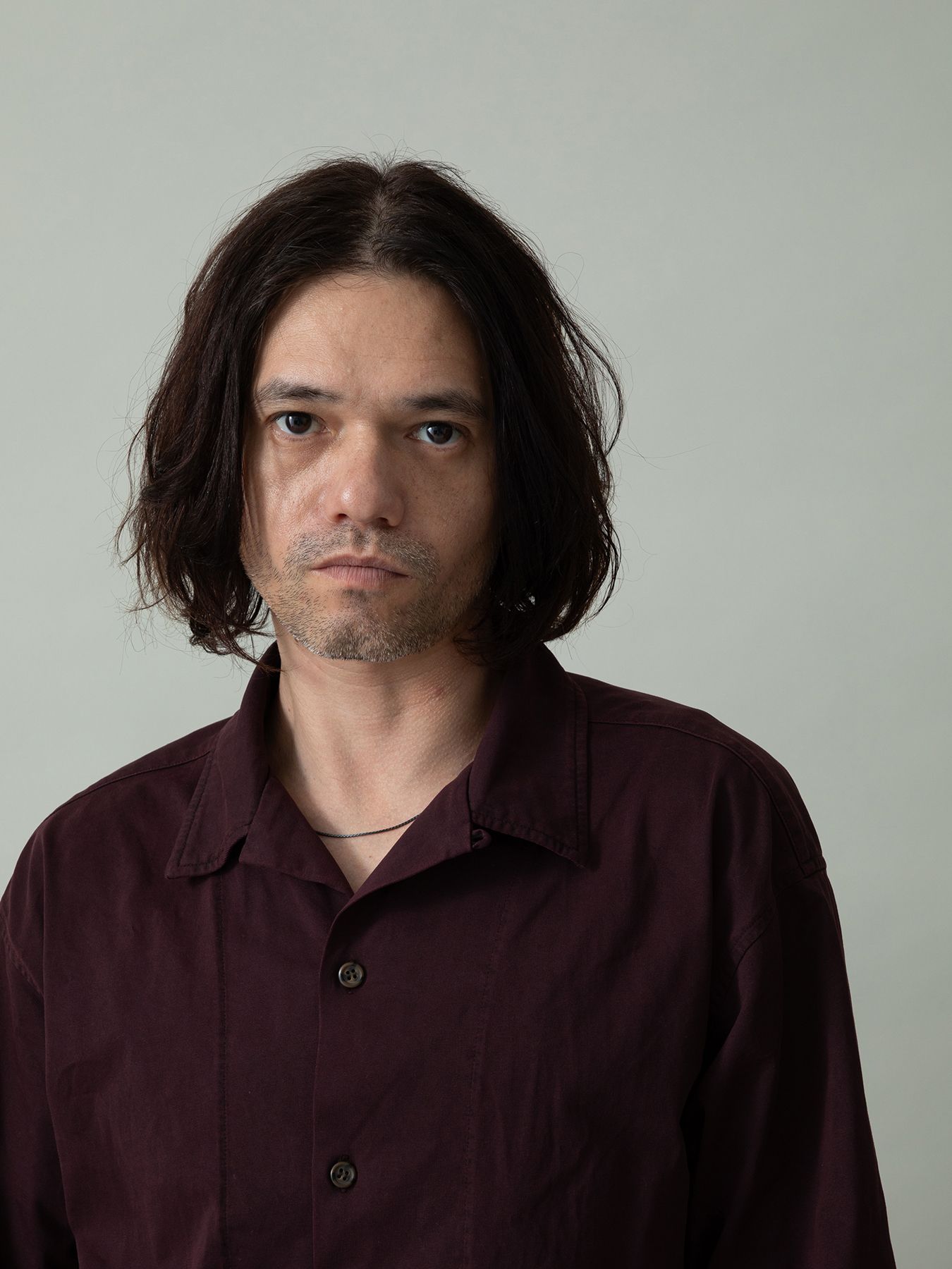 【予約品 2月1日(日) 締切】CUTSHIRTS / オープンカラーシャツ / ダークレッド