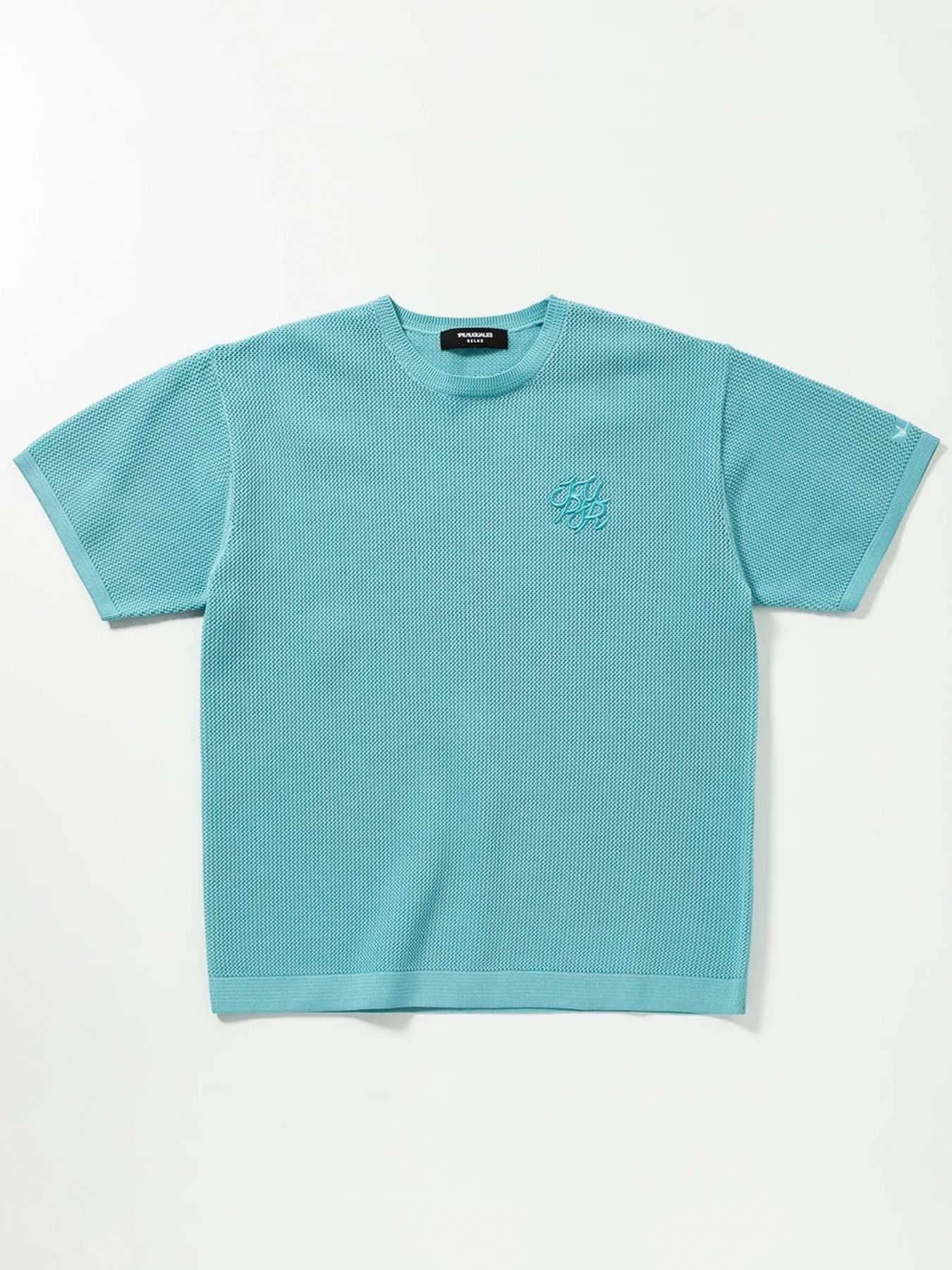 1PIU1UGUALE3 RELAX - ロゴアイコン半袖ニットTシャツ