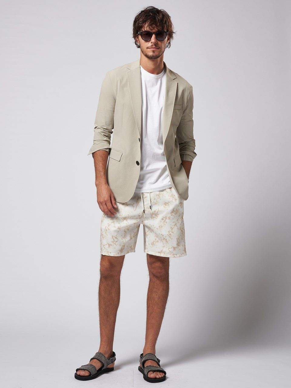 《予約品》 patterned shorts / ショートパンツ / ライトイエロー