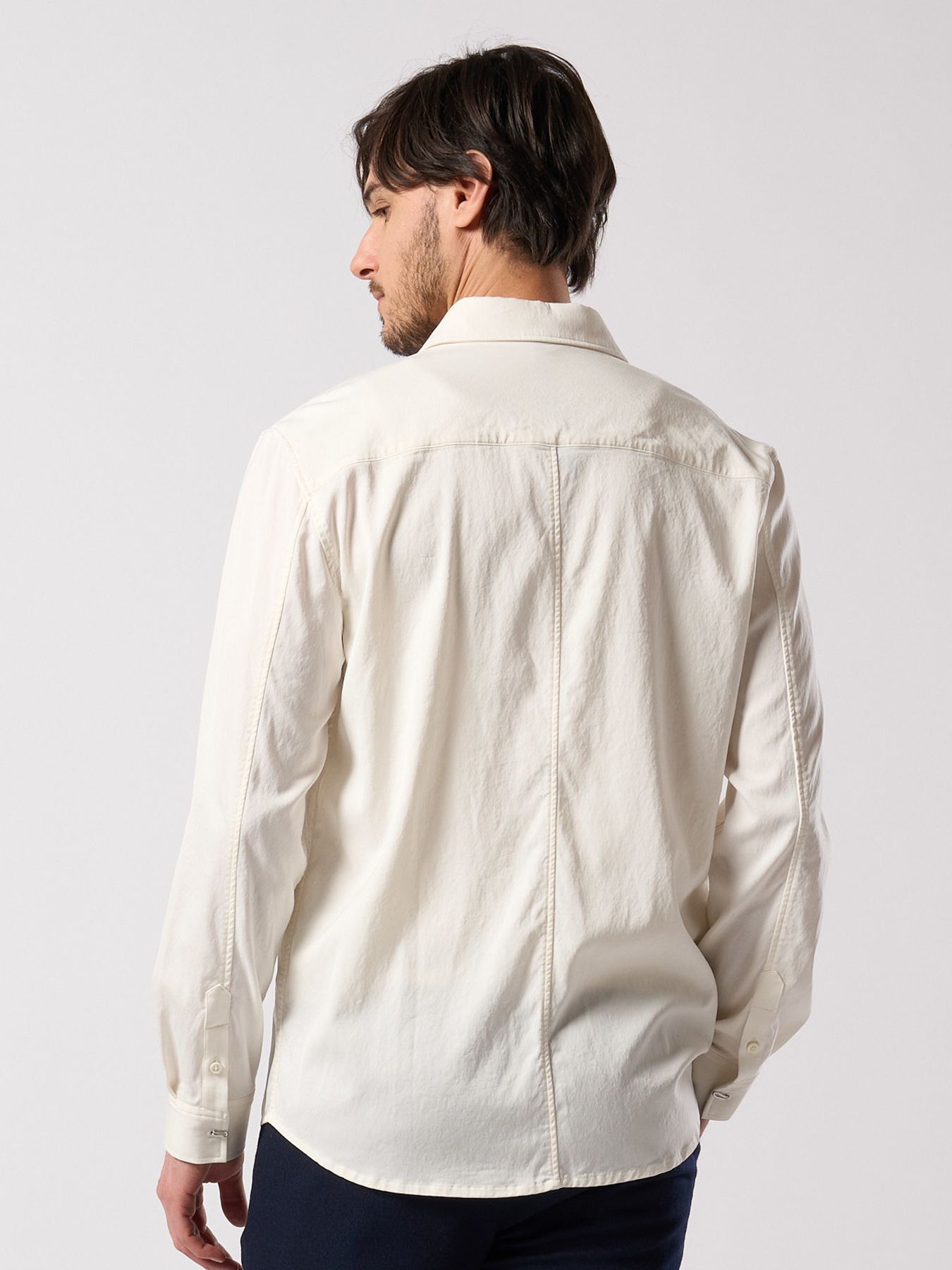 【予約品 4月19日(日) 18時締切】cupuro fibril dress shirt / キュプラフィブリル ドレスシャツ / ホワイト