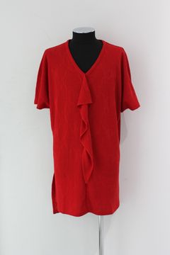 《予約品》 DolmanFrillT-Shirts Tシャツ PythonJQDJersey / Red 【kiryuyrik】 8月入荷予定