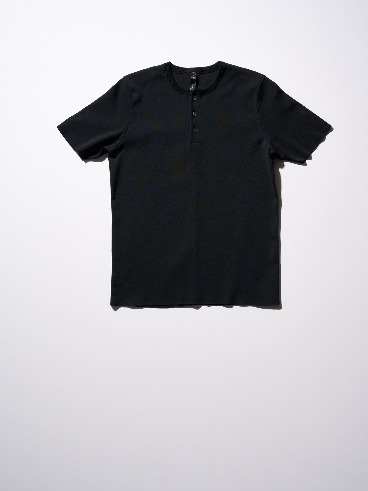 【予約品9月19日 10時締め】 ct surf henley S/S / ニットソー / ブラック