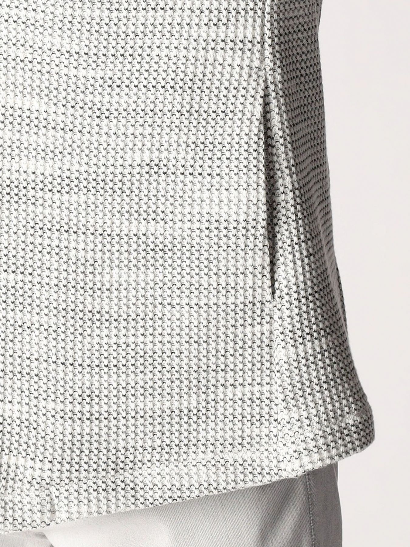 メランジワッフルカットジャケット / ホワイト 【NICOLE CLUB FOR MEN】