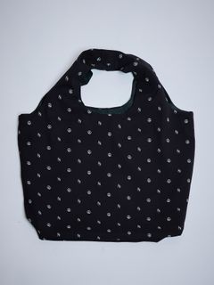 【予約品 4月26日(日) 締切】Peace Dot Shoulder Tote Bag / ピースドット ショルダートートバッグ / ブラック