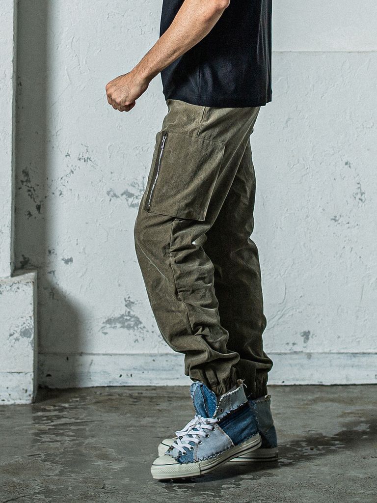DAVID CARGO PANTS バイオ加工 / カーキ