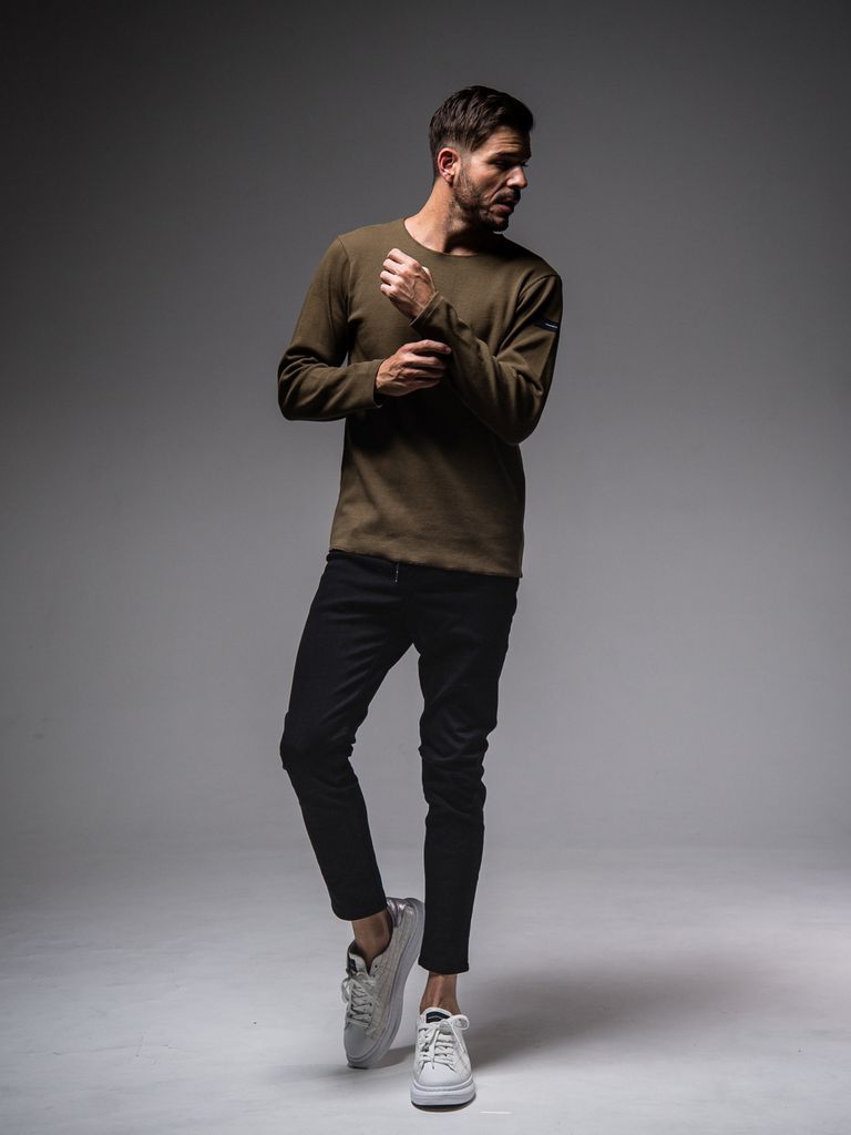 ST COTTON waffle Thermal Tシャツ / KHAKI 【RESOUND CLOTHING】