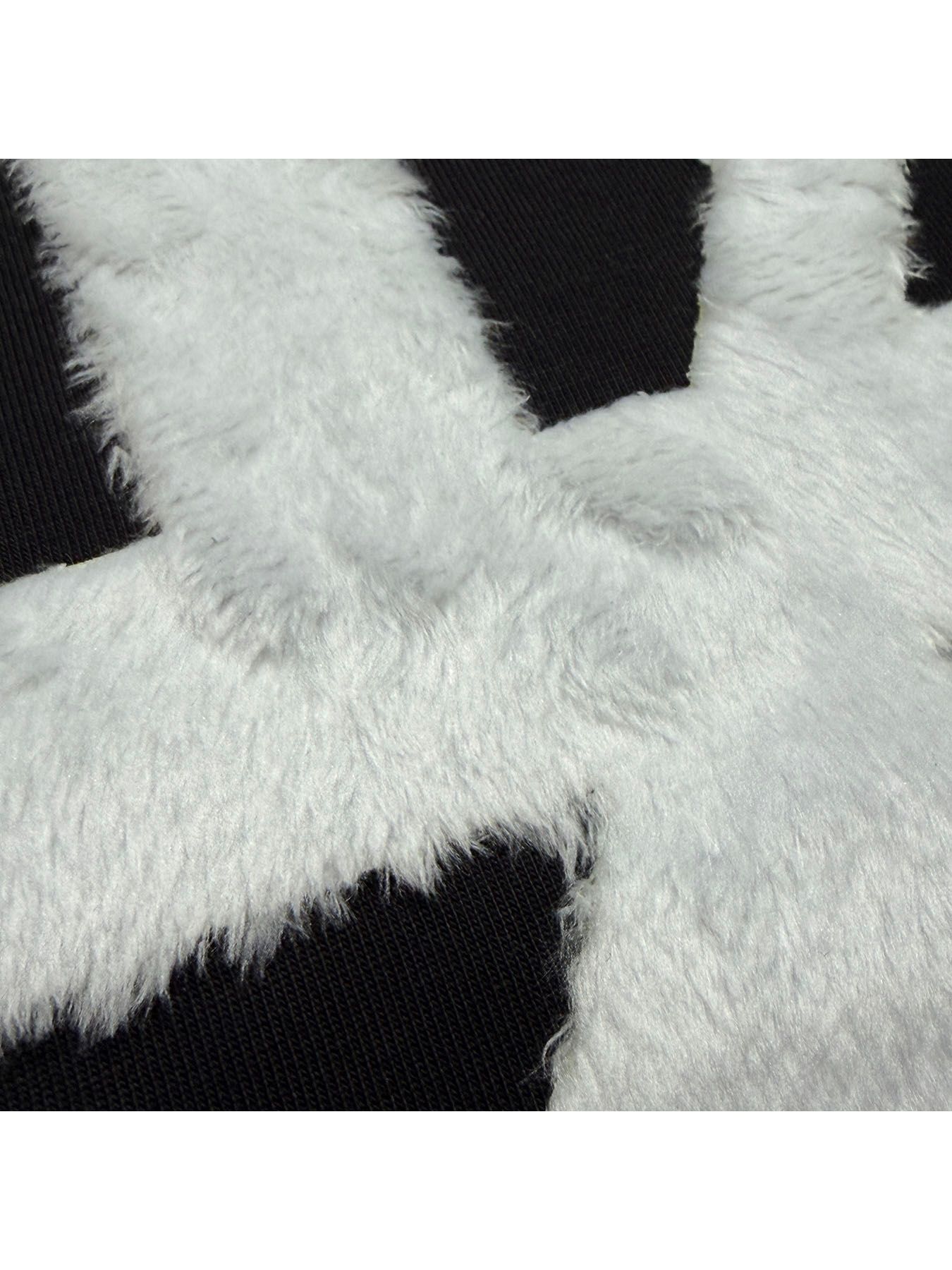 【予約品 3月9日(月) 18:00 締切】LA FUR PRINT L/S T / LA ファープリント ロンT / ブラック×ホワイト