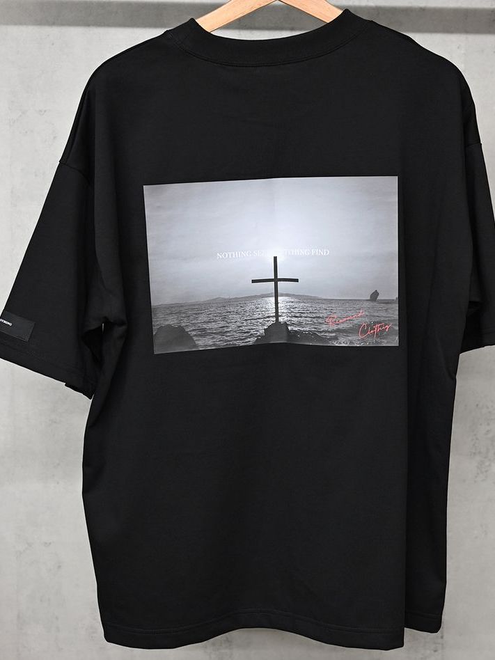 《予約11月17日19時締め》 BACK Photo OVER  TEE / オーバーTシャツ / ブラック