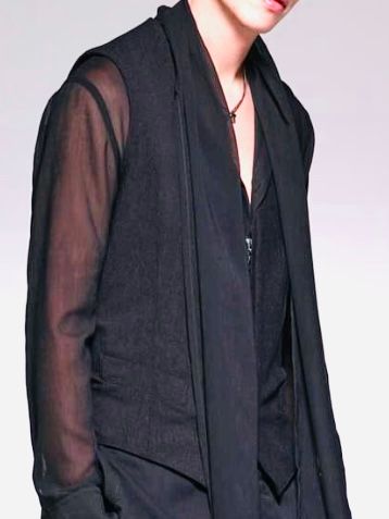 《予約品》 ZippVest / ハイテンションジャージジップベスト / ブラック
