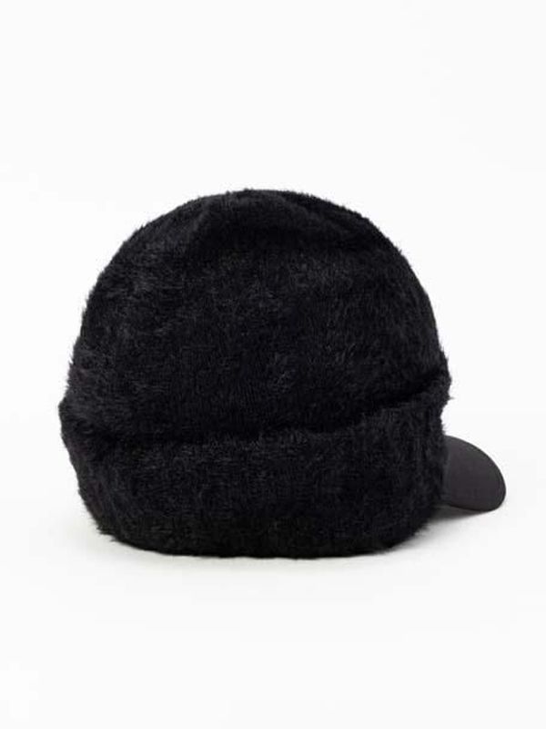 KNIT CAP / つば付ニットキャップ / ブラック【SY32 by SWEET YEARS GOLF】