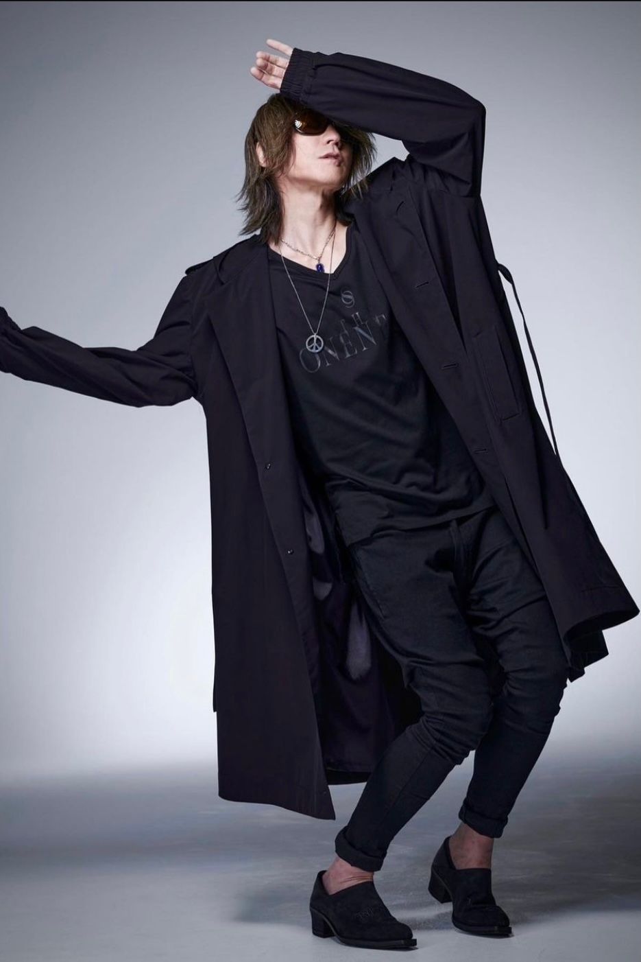 Recycled PEs Oversize Hoodie Coat  / ブラック 【THE ONENESS】