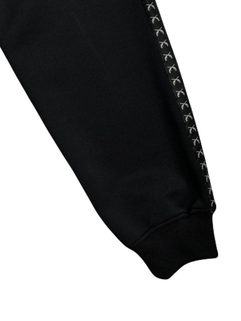 LINETAPEJERSEY JKT Cスワロフスキークロスガン入り / ブラック