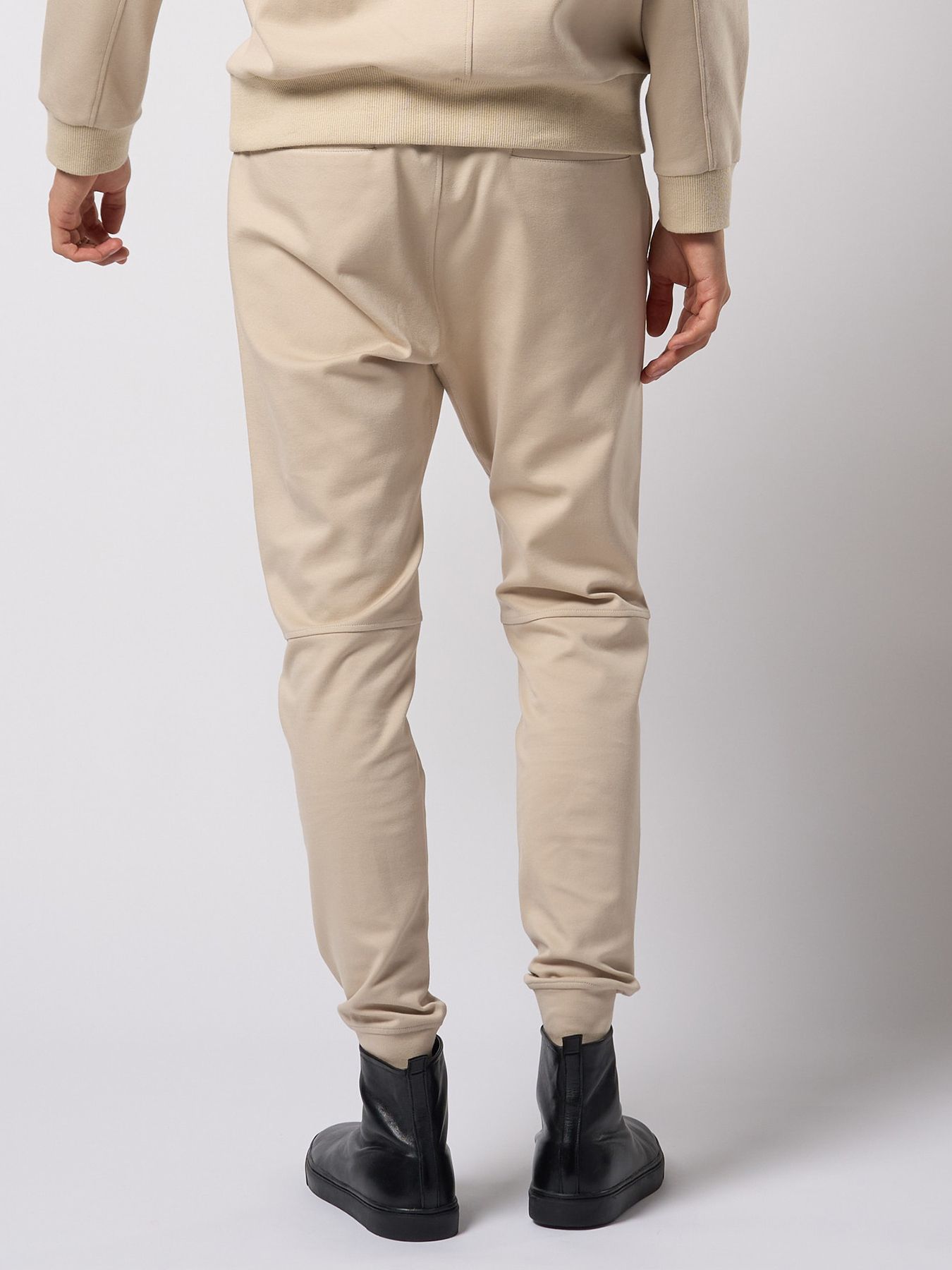 【予約品 9月23日(火) 締切】basic rib sweat pants / ベーシック リブスウェットパンツ / ライトベージュ