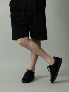 【予約品 2月1日(日) 締切】HEAVYJERSEY SHORTS spiky / イージーショーツ / ブラック×ブラック