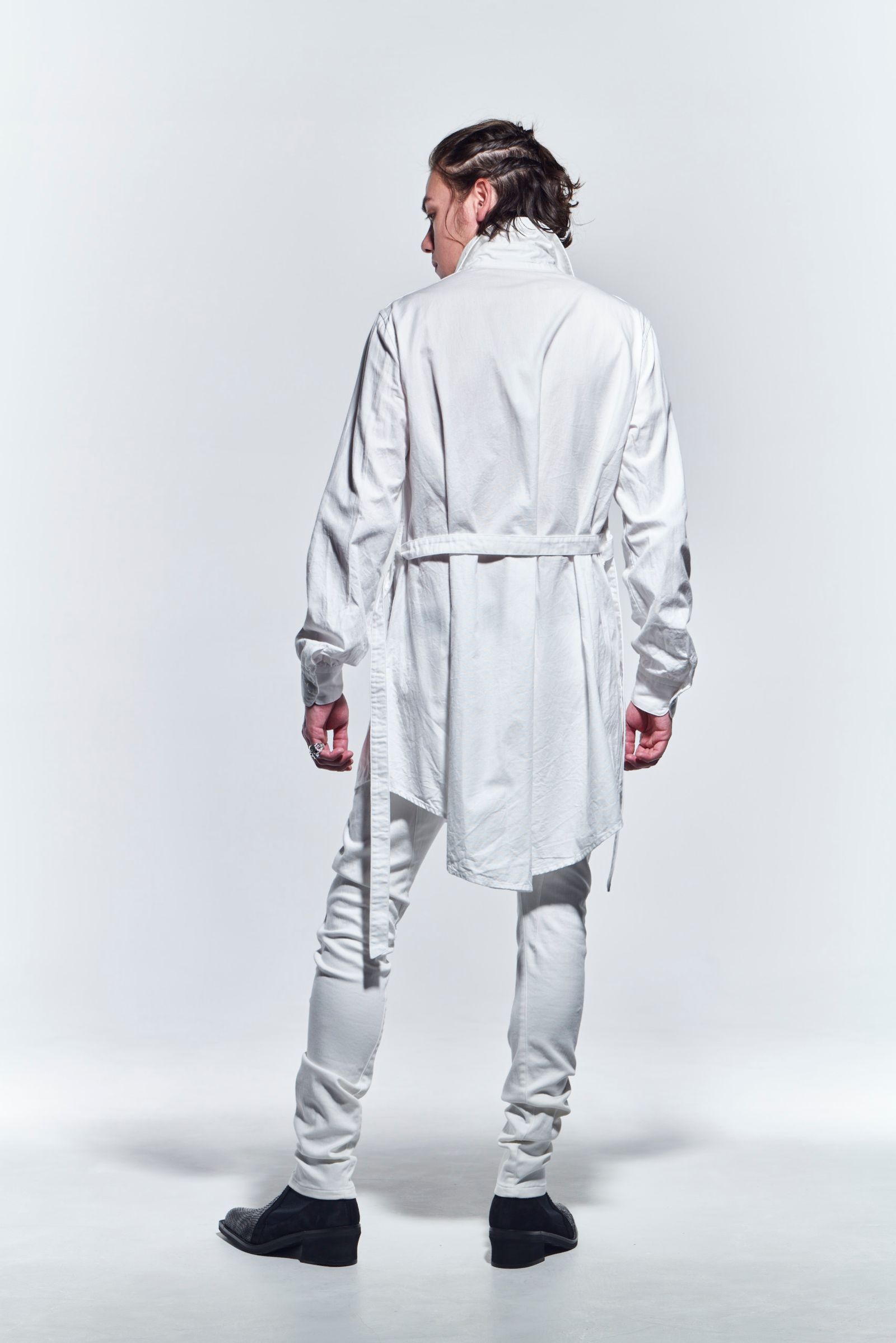 《予約品》 GatherSleevesShirts シャツ Dungaree / White 【kiryuyrik】 2月入荷予定
