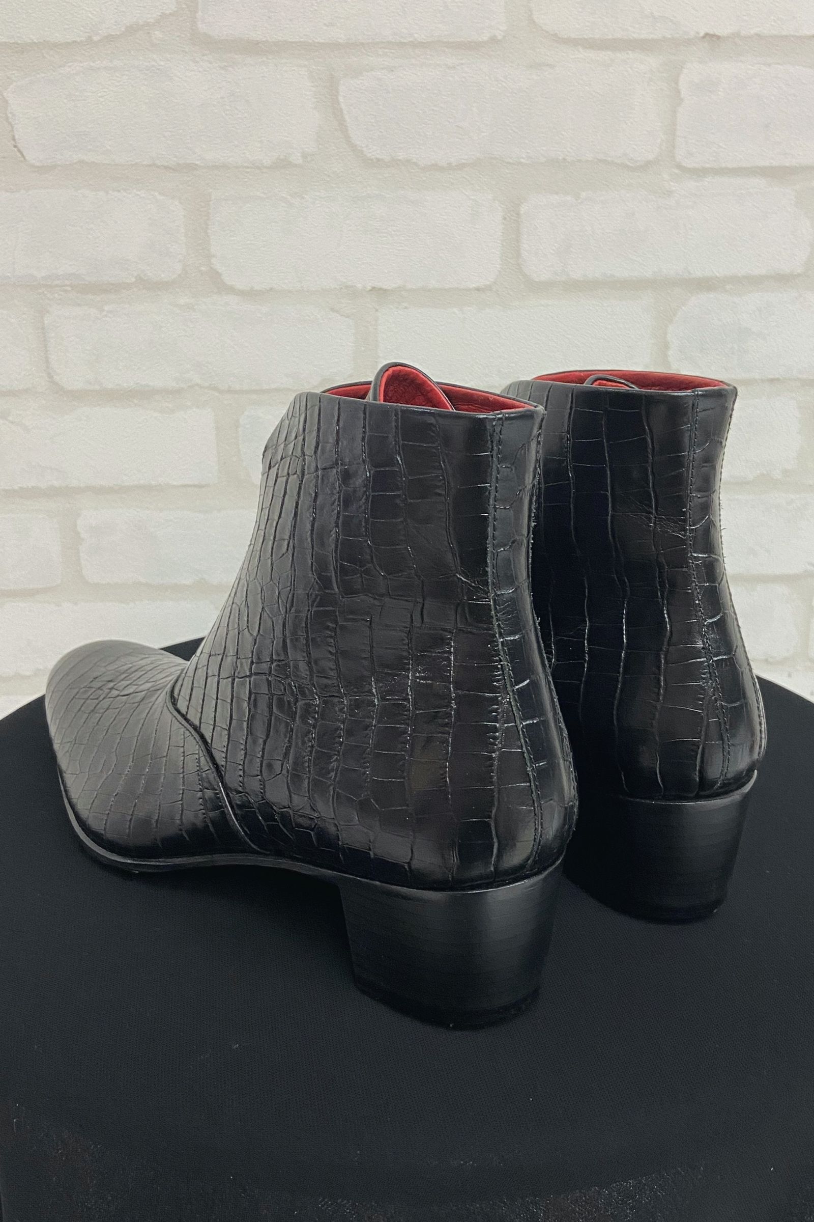 Zip Heel Boots / BLACK 【ys Yuji SUGENO】