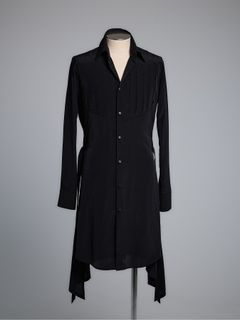 【予約品 5月18日(日) 締切】Pin Tuck Flare Shirt / ピンタックフレアシャツ / ブラック