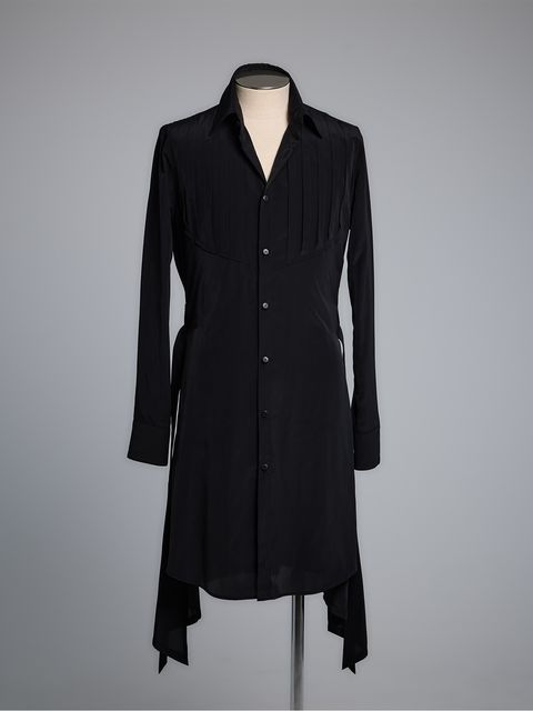 【予約品 5月18日(日) 締切】Pin Tuck Flare Shirt / ピンタックフレアシャツ / ブラック