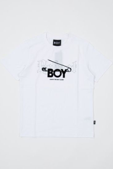 BOY SAFETY PIN TEE/ ホワイト 【BOY LONDON】