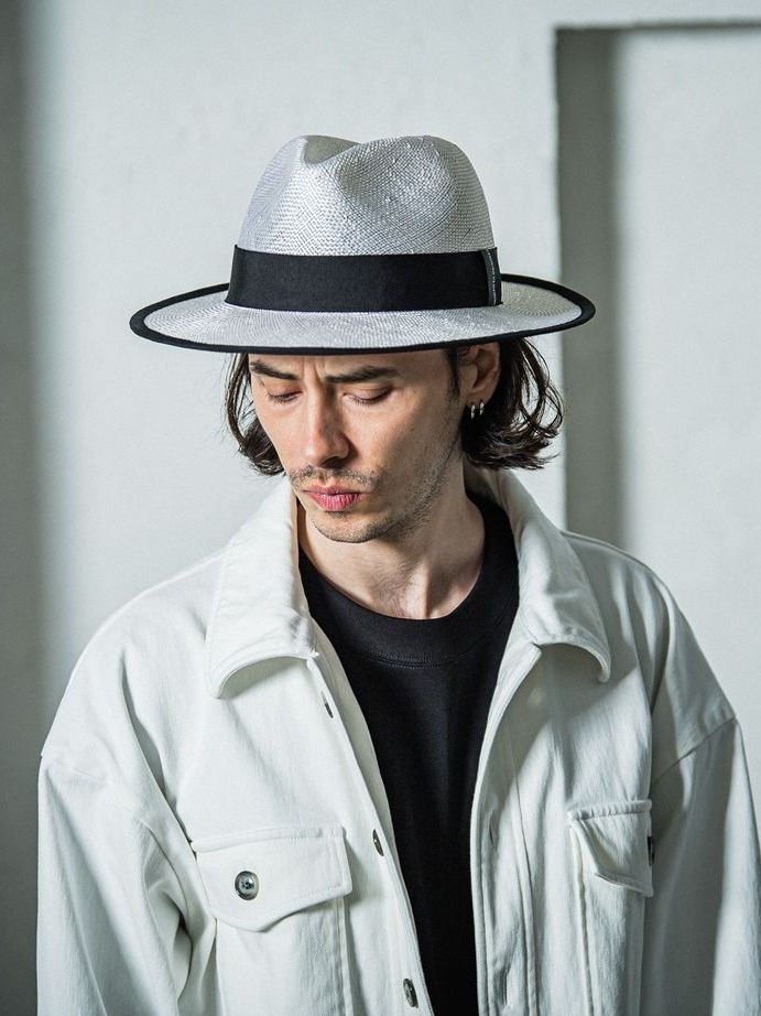 《予約品11月17日19時締め》 STEVIE STRAW HAT / ストローハット / ホワイト