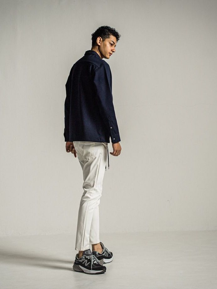 PULLOVER jersey shirt / ジャージブルシャツ / ダークネイビー