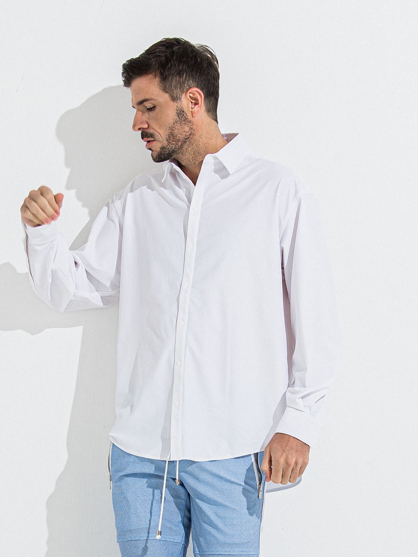 【予約品 】RASH JACK SHIRTS / ラッシュガード ジャックシャツ / ホワイト