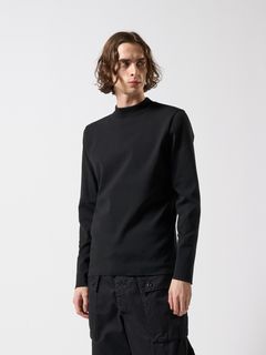 【予約品】 ct surf mock L/S / モックネックTシャツ / ブラック