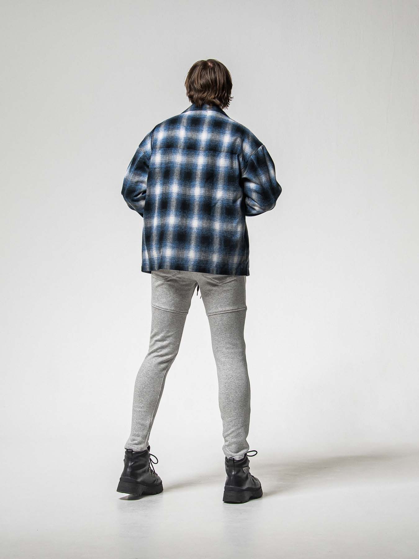 【予約品 8月31日(日) 締切】FLANNEL CHECK JK / フランネルチェック ジャケット / ブルー
