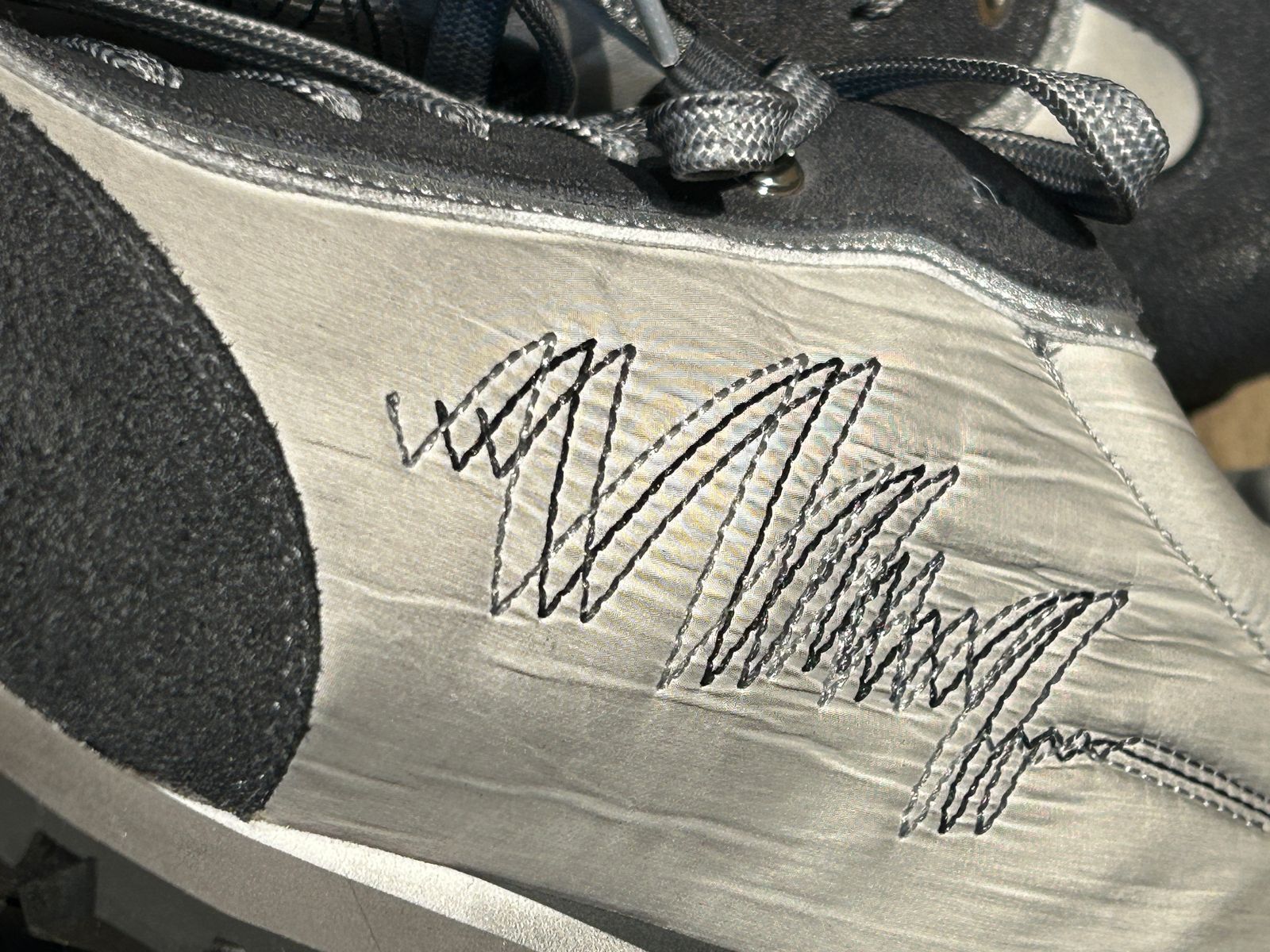 ヴィンテージ コンビネーション スニーカー グレー2026S/S 【alfredoBANNISTER】