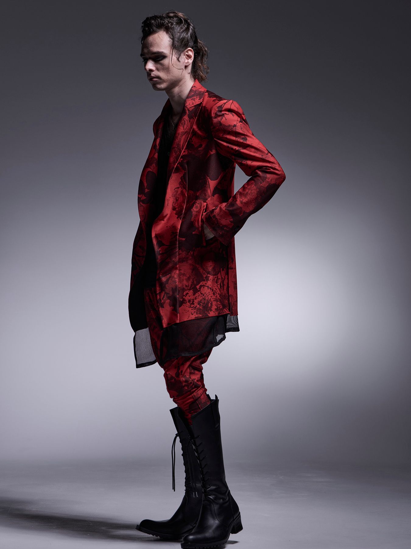 【予約品 】Sarrouel Pants / サルエルパンツ / ブラック&レッド