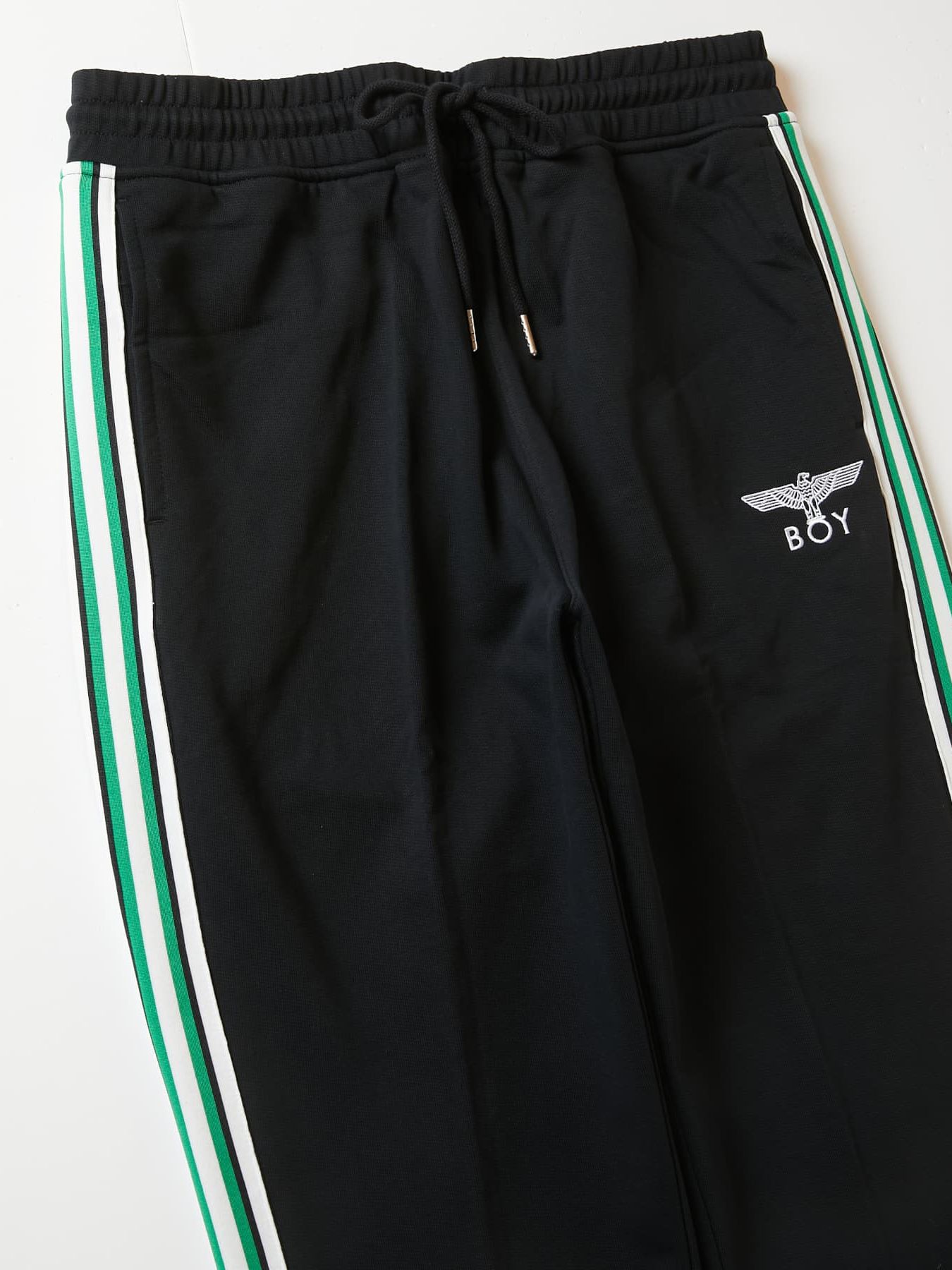 BOY RIB TRACK PANTS BLACK  / トラックパンツ / ブラック