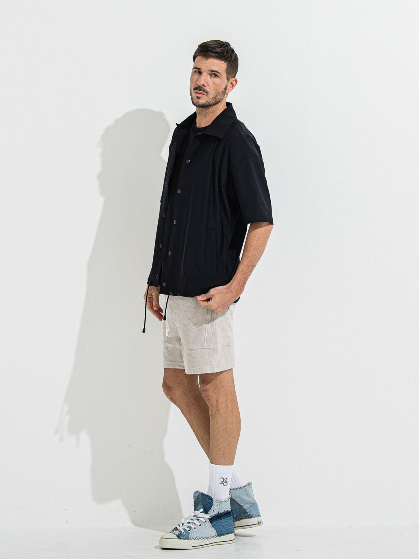 【予約品 】YOAKE PHOTO OVER TEE /  フォトオーバーサイズTシャツ / ブラック